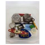 Vintage junk drawer items