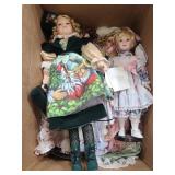 Porcelain doll collection