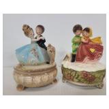 Josef Originals porcelain figure & music box