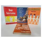 Four vintage 1960s party entertaining books