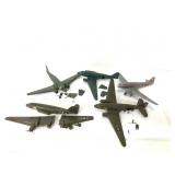 5 vintage airplane models needing TLC