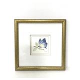 Framed butterfly print by Peggy Alexander