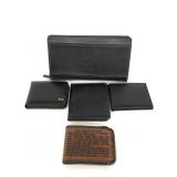 Lot of assorted leather wallets/ passport holder