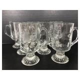 Seven Princess House Heritage Irish mugs