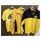 University of Michigan shirt and sweaters