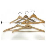 Vintage Wood hotel hangers