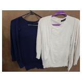 Two Zara size small tops