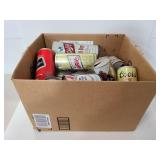 Collection of vintage empty bear cans