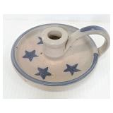 Rowe pottery works 1995 candlestick holder