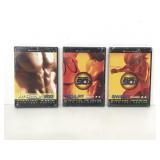 Trio of sealed beach body DVDs