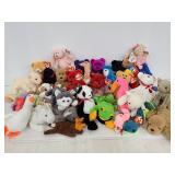 Collection of TY beanie babies