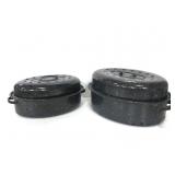 Pair of roasting pans 14&16 in.