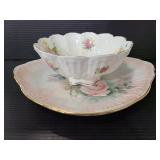 Two bone china porcelain dishes