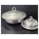 Two B.W. Buenilum lidded serving dishes