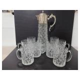 Carafe and mug set