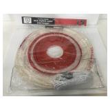 18 inch round red wings rice paper lamp