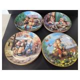 Twelve Hummel collectors plates
