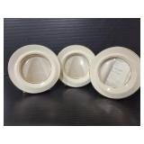 Trio of porcelain Lenox frames