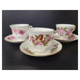 Queen Anne Bone China cups and saucers