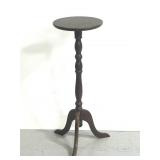 Vintage tall wooden plant stand