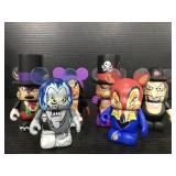 Six Disney parks mini vinylmation villians