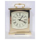 Gold Howard Miller desk clock