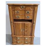 Large wood jewelry box