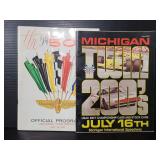 Indianapolis and Michigan speedway magazines