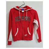 Red wings hockey club zip up sweatshirt