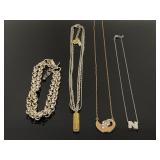 Signed necklace & bracelet collection