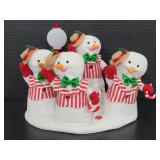 Cracker Barrel snowmen quartet Christmas decor