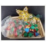 Retro Christmas bubble & star lights