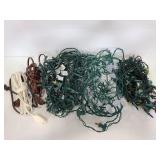 4 sets Christmas lights w/ 3 extension cords