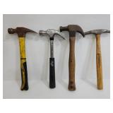 Four assorted hammers combo