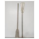 Pair of metal 45in boat paddles