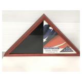 Connoisseur Collectibles triangular flag case