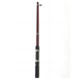 Red extendable fishing rod