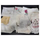 Lot of assorted fabric napkins
