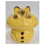 Vintage ceramic cat cookie jar