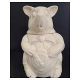 Vintage McCoy white bear cookie jar