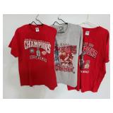Vintage Detroit RedWings t-shirt trio