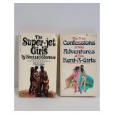 Two vintage paperback books on playgirls