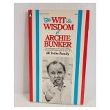 1971 The Wit & Wisdom of Archie Bunker book