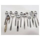 Vintage airline souvenir spoons