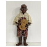 Vintage porcelain boy Americana doll