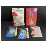 Lot of 5 miniature doll house light fixtures