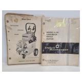 Two vintage service manuals