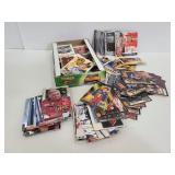 Collection of racing speedway trading cards