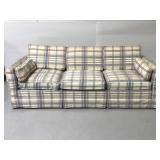 Nice plaid couch plenty life left