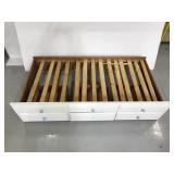 Twin bed frame w/under bed storage